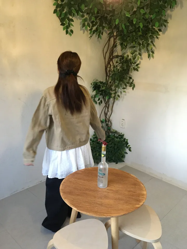 [봄신상💐](2colors/주문폭주🎉/투웨이) 빈티지 블루종 코튼 면 라이더 점퍼 자켓 jk 상세 이미지 46
