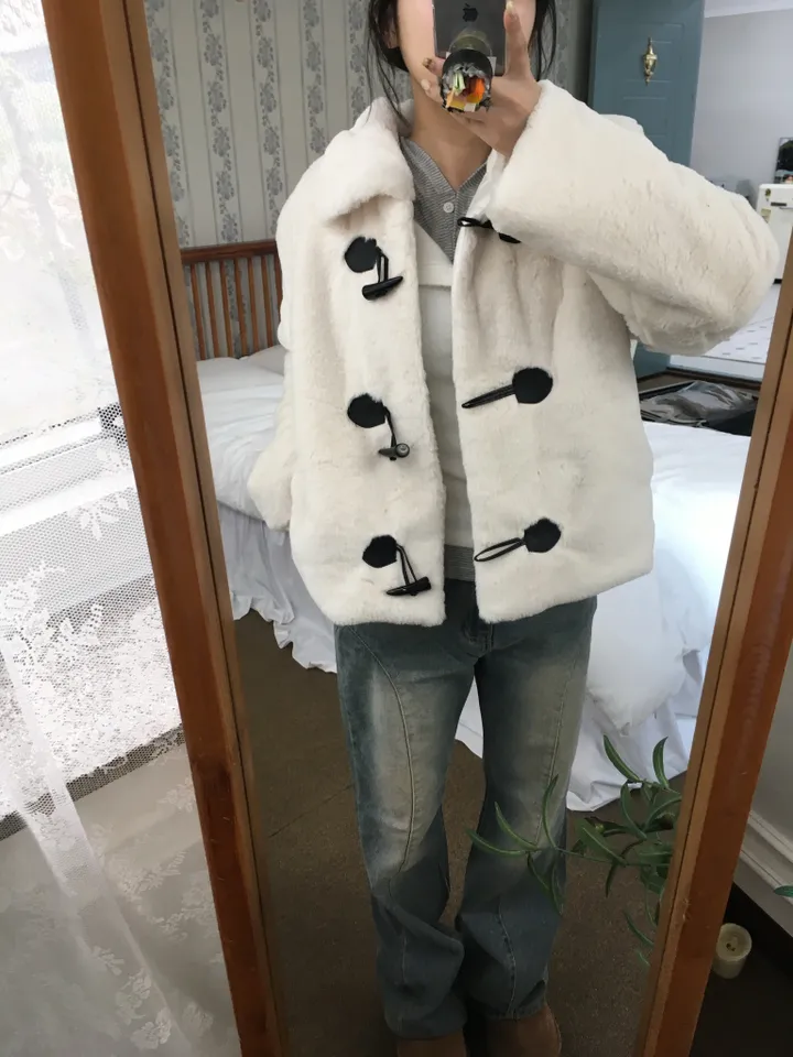 (2 color) 퍼 떡볶이 누빔 숏 코트자켓 상세 이미지 29