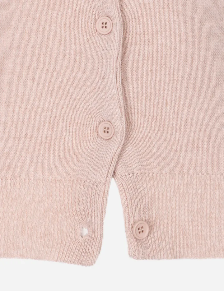 BASIC ROUND NECK KNIT CARDIGAN 베이직 라운드 니트 가디건 무지 긴팔 가디건 상세 이미지 2