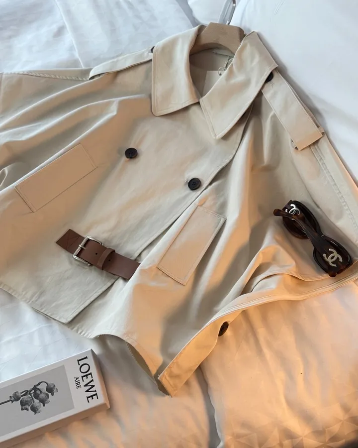 [premium] 25ss 트렌치 케이프 코트 [2color] 상세 이미지 14