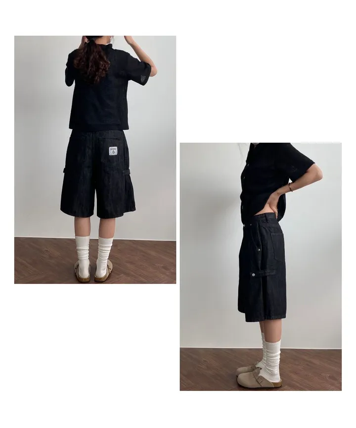 [MD PICK❗️/강력추천]비죠 패치 생지 버뮤다 팬츠 ( 2 color ) 상세 이미지 22