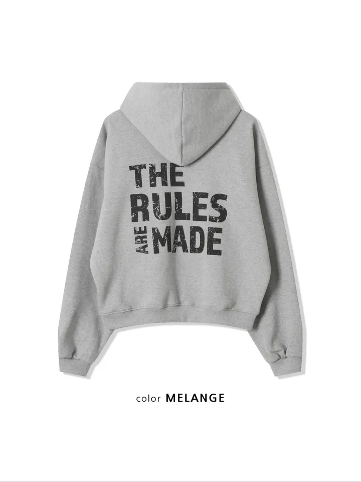 (기모ver) American flags cropped hooded zip-up [2color] 상세 이미지 24