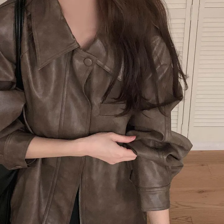 [고퀄리티] 자체제작 #크치Made 매트 이프온리 스프링 나그랑 레더 자켓 - jk 상세 이미지 89