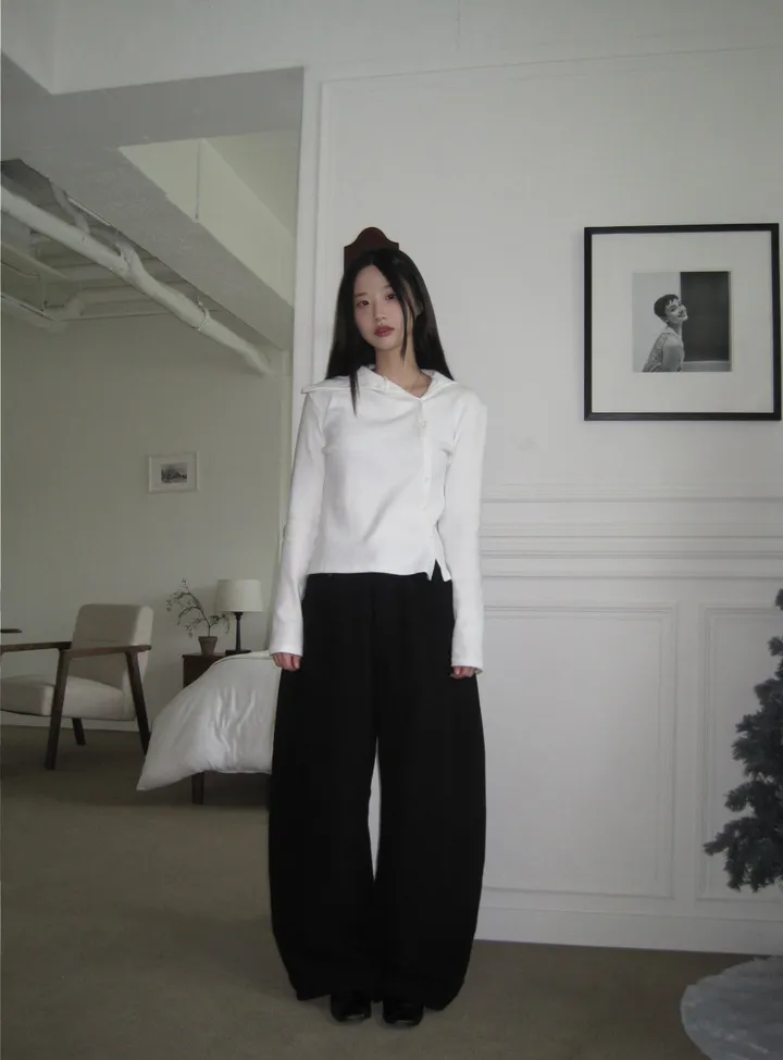 바지 모델 착용 이미지-S1L41