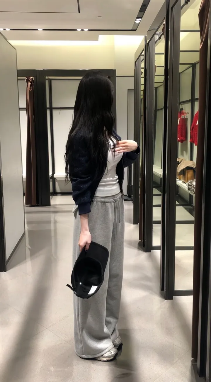 +영상핏[당일출고🚀봄 자켓🌸] 더오 네이비 펄 트위드 봄버 자켓 상세 이미지 12