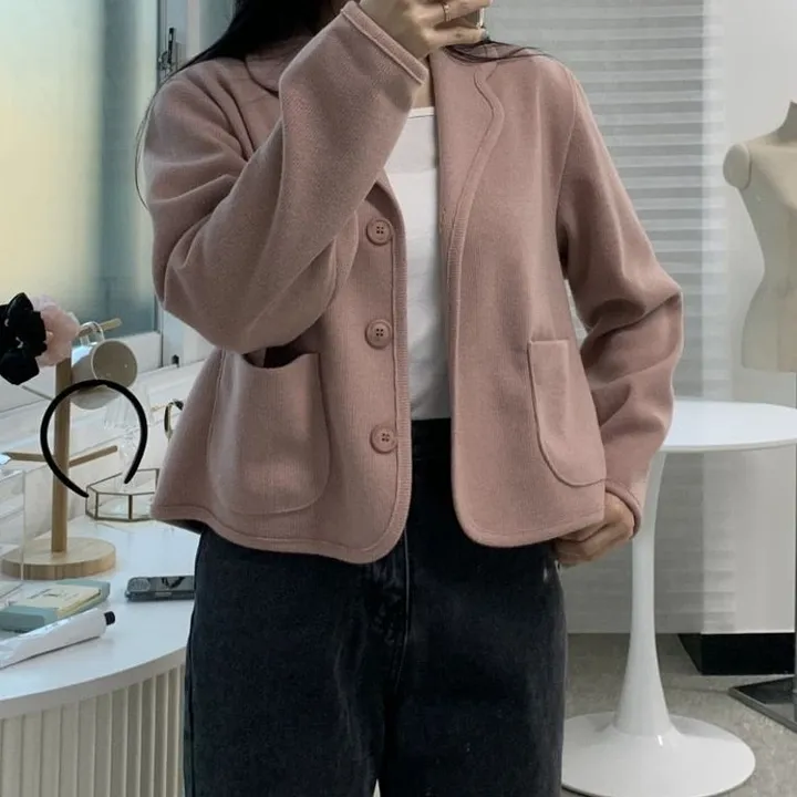 카라 니트 가디건자켓 (5color) 상세 이미지 10