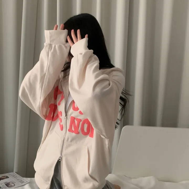 [기모추가!/만족도100%] 크루아상 발포 오버핏 레터링 후드집업,점퍼 - 4color 상세 이미지 43