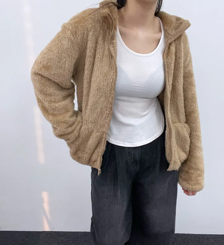*부들양털후리스 3 SIZE * 후리스 가을 겨울 양털 오버핏 플리스 뽀글이 극세사 홈웨어 아우터 커플템 상세 이미지 32