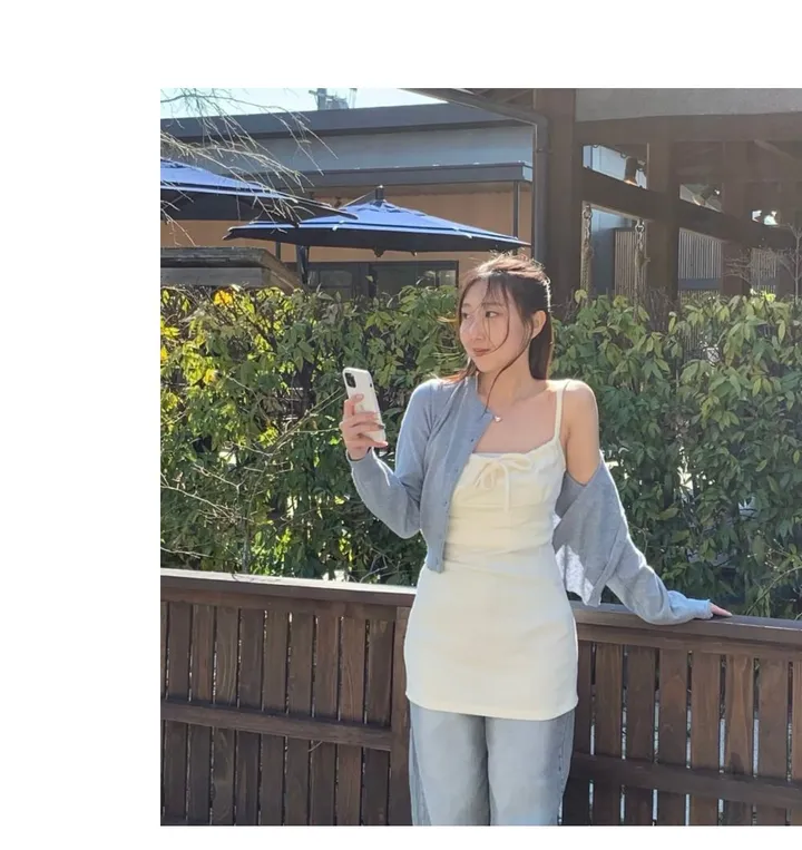 [캐시미어🧶여리핏] 메리 라운드 캐시미어 울 니트 가디건 봄 여름 가을 겨울 개강룩 레드 상세 이미지 5
