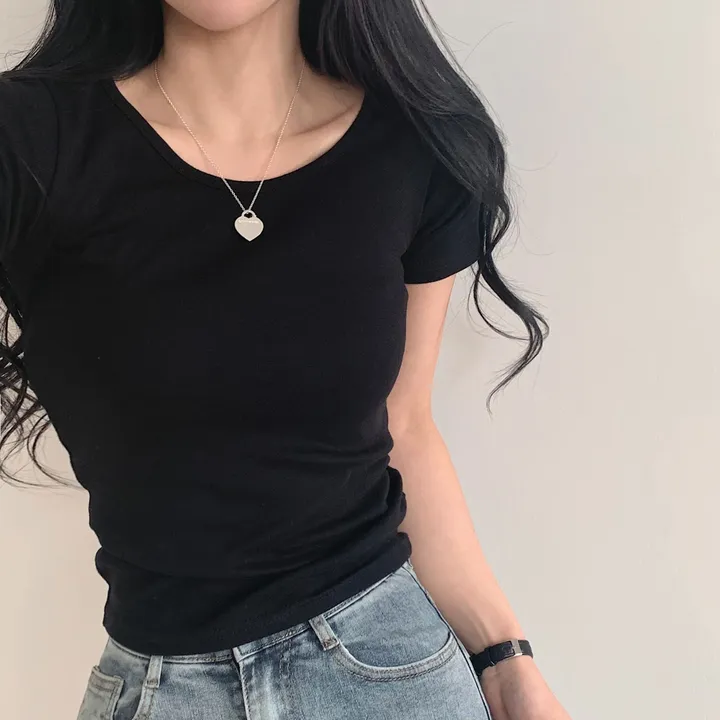 [1+1추가할인🤍/13컬러] 데일리 기본 유넥 반팔티 상세 이미지 50