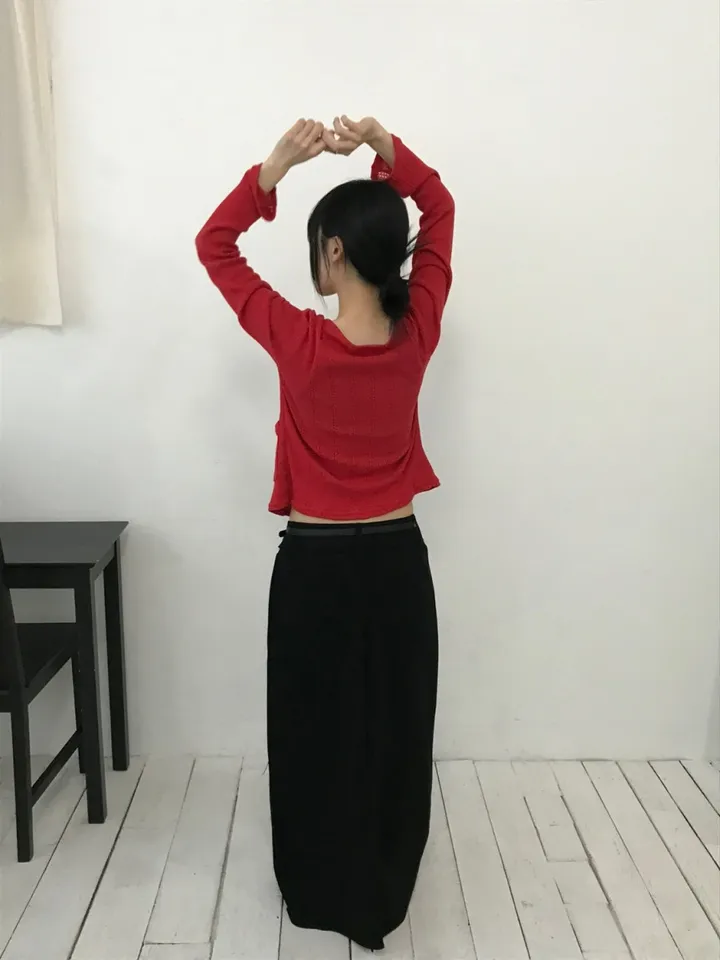 모에 펀칭 가디건(3color) 상세 이미지 33