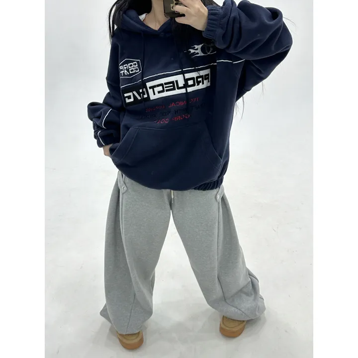 기모선택❤️[UNISEX/소장추천!/6color!]데이유 비죠 스냅 버튼 포인트 루즈 와이드 벌룬 트레이닝 팬츠(3-5일 여유주문) 상세 이미지 55