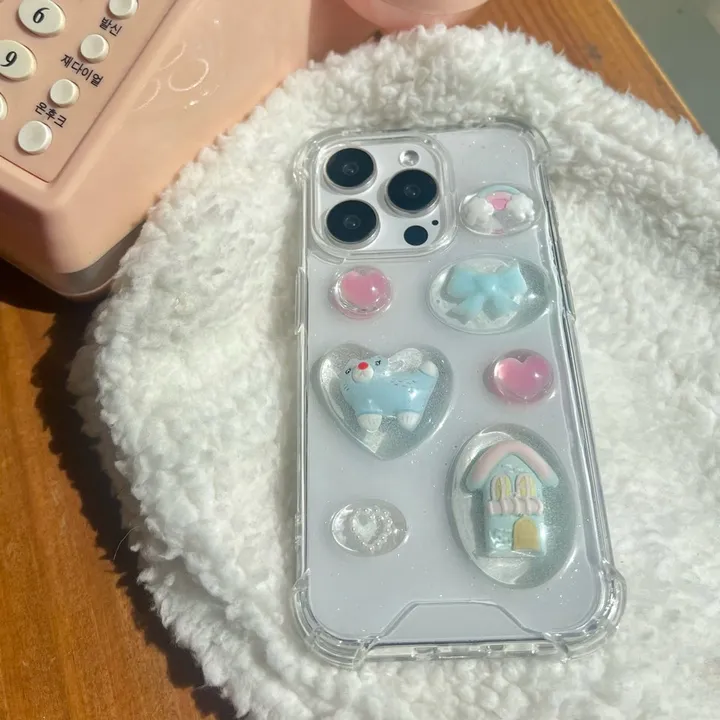 [뉴진스민지 착용]*갤럭시 S 25출시*🎀My sweet home🏠레진 폰케이스 상세 이미지 9