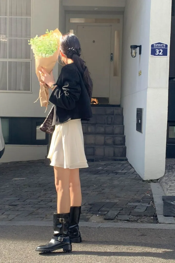 [봄신상🧡] 아잉 에이스 스웨이드 자켓 크롭 숏 라운드 포켓 하객룩 개강룩 출근룩 봄자켓 크롭자켓 상세 이미지 33