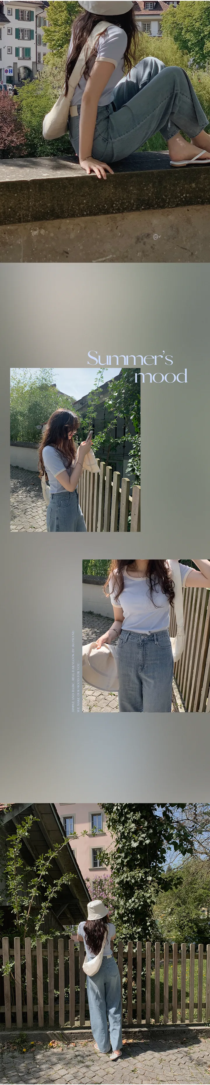 [💙후기최고!/여름1등데님] 투데이 썸머라이트 데님팬츠 (+기본/롱ver) - 4 size (SLOWMADE/자체제작/한여름/빈티지/와이드데님/유연함/연청/중청/진청) 상세 이미지 23