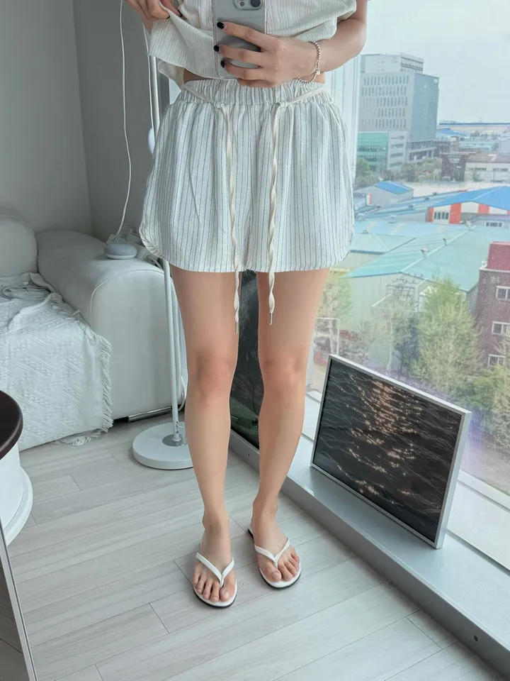 스트라이프 린넨셔츠 셋업(당일/단품가능) 상세 이미지 18