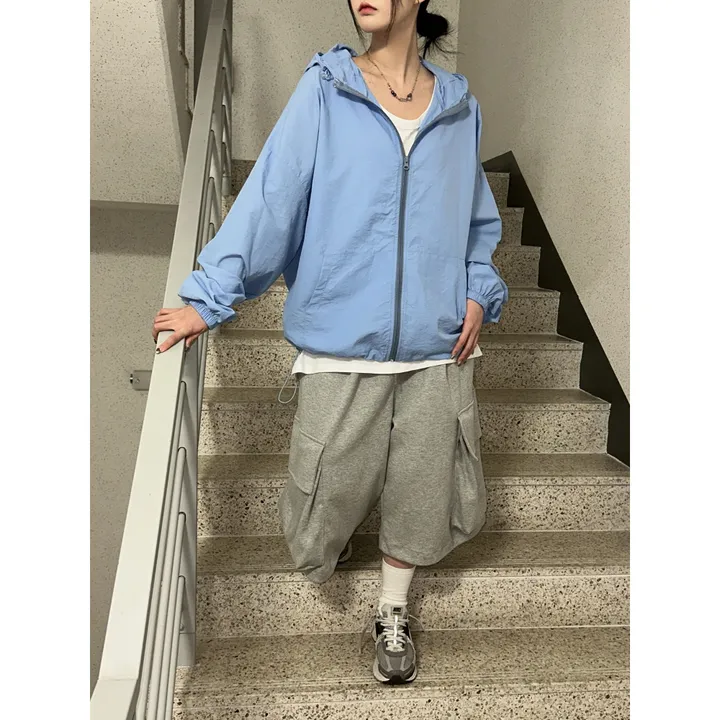 [UNISEX]마일드 루즈 스트링 빅 포켓 카고 버뮤다 드레이닝 와이드 트레이닝 팬츠(3color) 상세 이미지 26