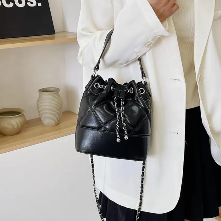 [당일출고🚀]묶음할인 3way 데일리 퀄팅 미니 복조리백 데일리 룩, 데이트, 여행, 학생, 직장인 패션백 상세 이미지 6