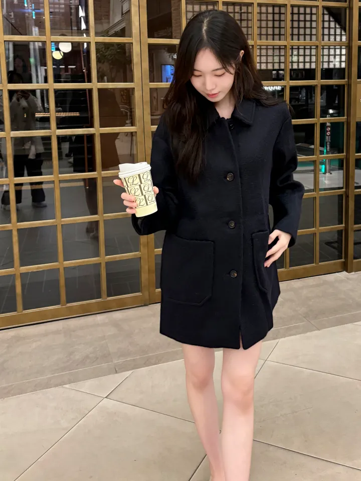 얼리버드 세일!![3COLOR/알파카8 모헤어12] 버터 모헤어 하프 핸드메이드코트 상세 이미지 25
