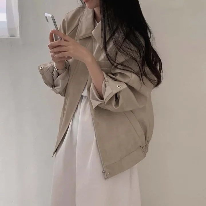[고퀄리티] 자체제작 #크치Made 매트 이프온리 스프링 나그랑 레더 자켓 - jk 상세 이미지 46