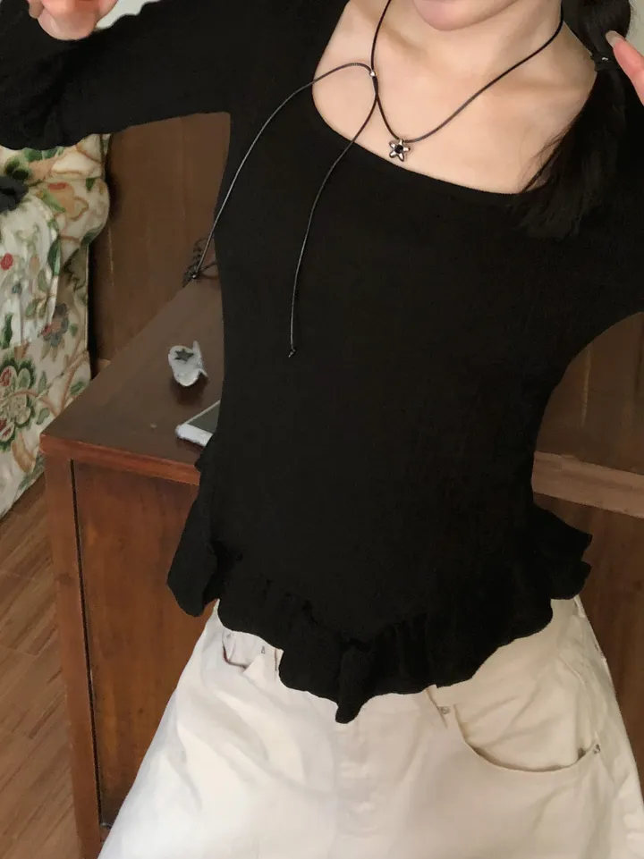 츠카 플라워 가죽 목걸이 상세 이미지 11