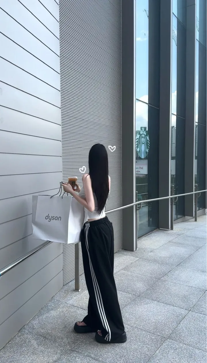 리뷰극찬[사장소장*.*high quality🙋🏻🩶] 콜드 트랙 저지 팬츠 상세 이미지 12