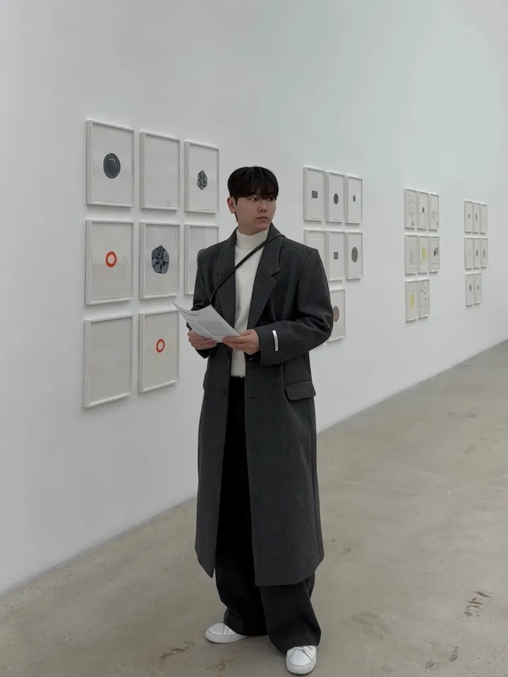 룩 다트 맥시 오버핏 울 코트 상세 이미지 50