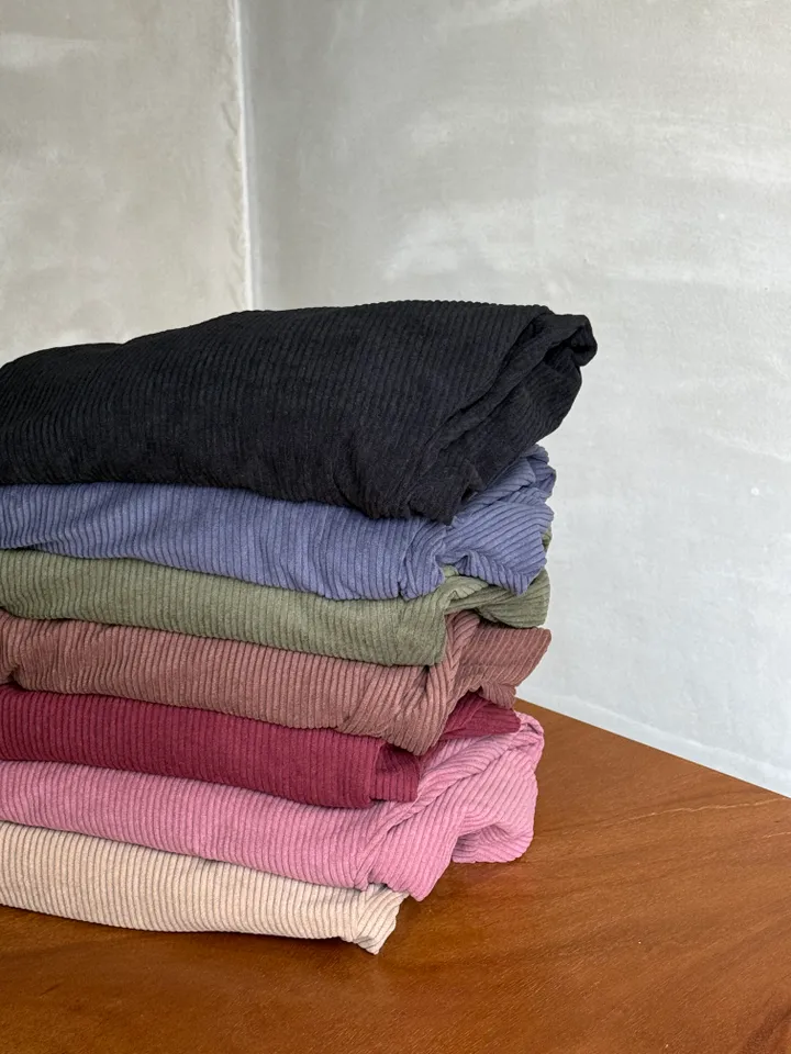 [데일리/*핏보장*] 코듀로이 골덴 핀턱 밴딩 팬츠 - 7colors (맞주름 허리 밴딩 와이드팬츠 롱다리핏 골반보장) 상세 이미지 75