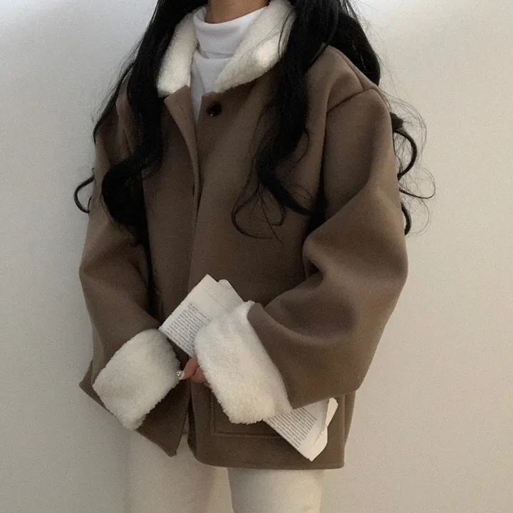 [가격실화?!] 겨울 몽글몽글한 모직 자켓 상세 이미지 30