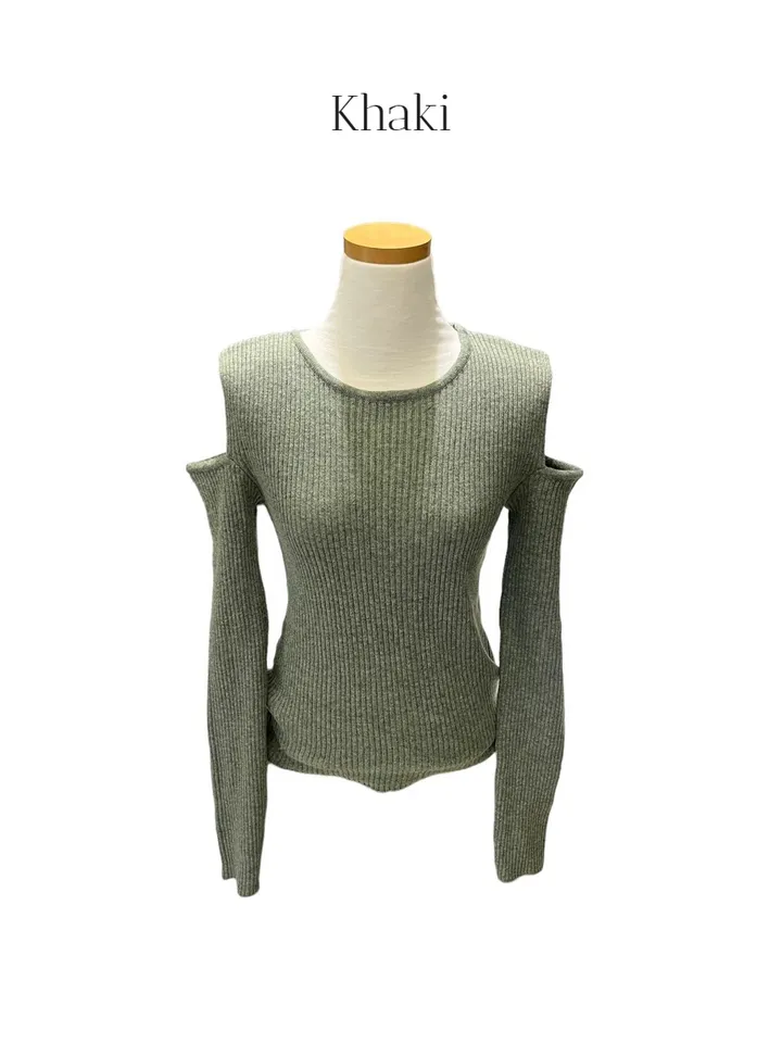 [ cashmere3% ] 골지 트임 긴팔티 (4color) 상세 이미지 22