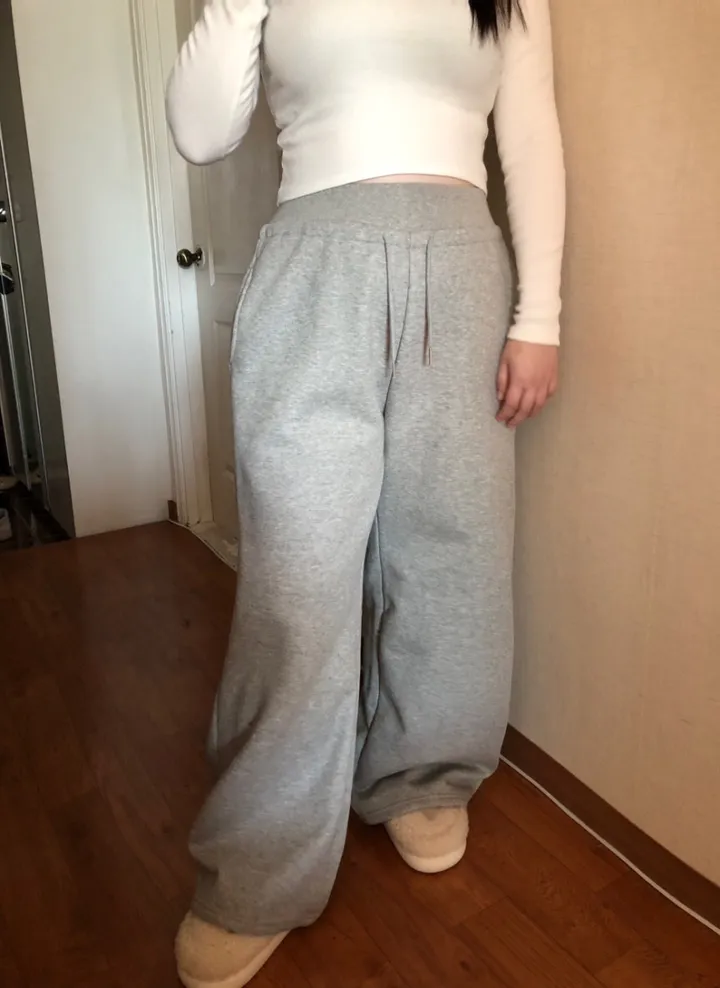 (골넓핏❤️‍🔥/~2XL/2col)코르셋 골반뽕 밴딩 와이드 트레이닝팬츠 상세 이미지 42
