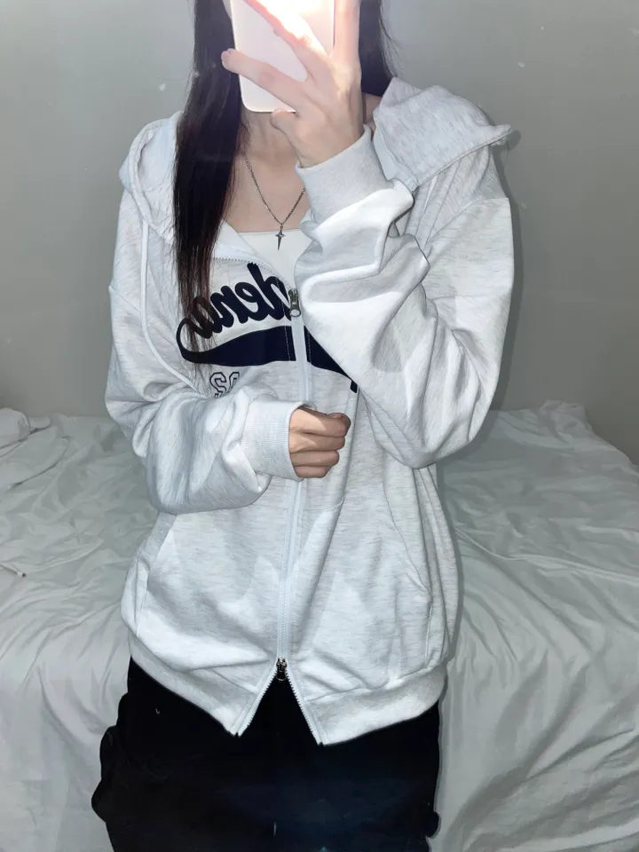 [unisex/쭈리] 디나 데일리 투웨이 오버핏 후드집업 (4color) 상세 이미지 7