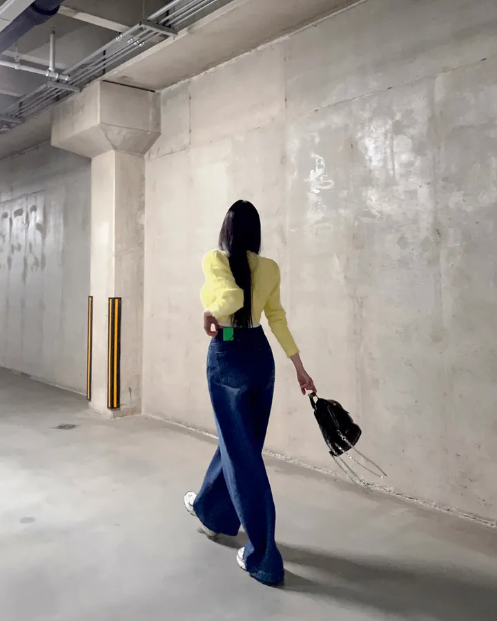 [3color/주인장인생템] 모디 립포켓 탄탄 롱 와이드데님 롱팬츠 키큰녀청바지 인생청바지 상세 이미지 64