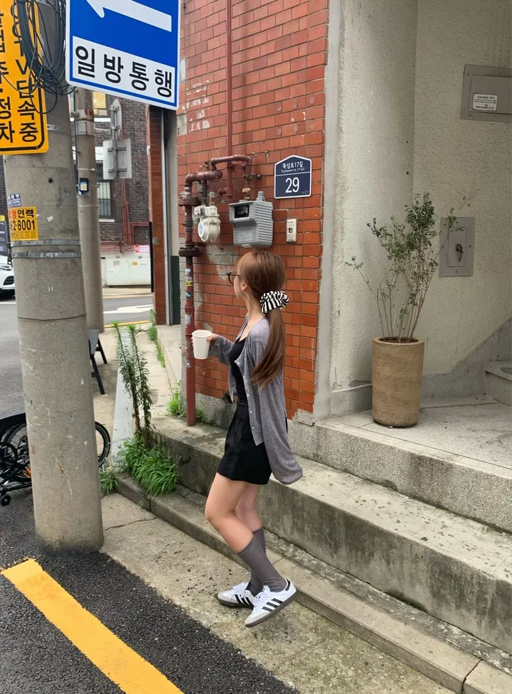 후기보장🔥 [팔뚝살제거핏🔥후기보장] 4계절진행 [여리핏] 콜로이드 보카시 찰랑 가디건 봄 여름 가을 루즈핏 4계절 라운드넥 긴팔 상세 이미지 16