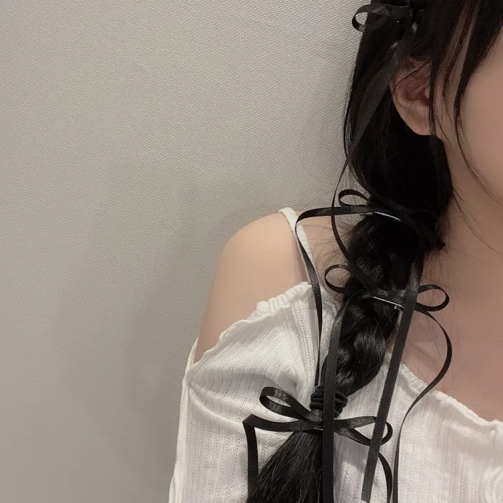 당일🎀/+색상추가/최저가 [자체제작/2,4,6p] 새틴 롱리본핀 7color / 헤어핀 머리핀 집게핀 리본 발레코어 공주 체육대회 워터밤 뉴진스 제니 우정 커플 포인트 z005 상세 이미지 40