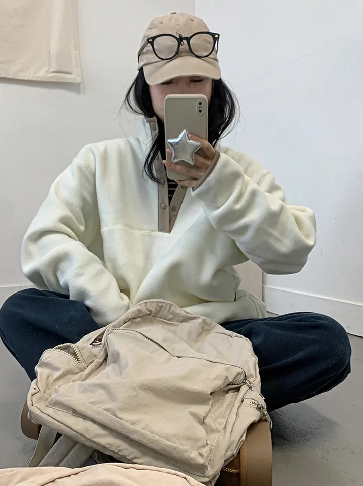 로즐 플리스 아노락 상세 이미지 13