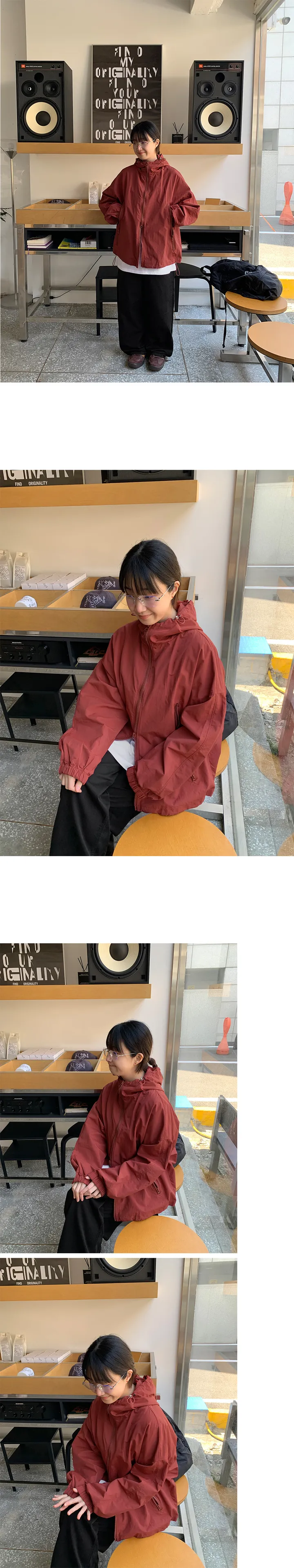 [unisex] 토타 투웨이 스트링 후드 윈드 자켓 (5color) 상세 이미지 2