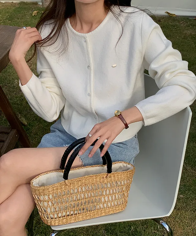 팬던트 가디건 데일리룩 기본아이템 봄신상 5color 개강룩 상세 이미지 10