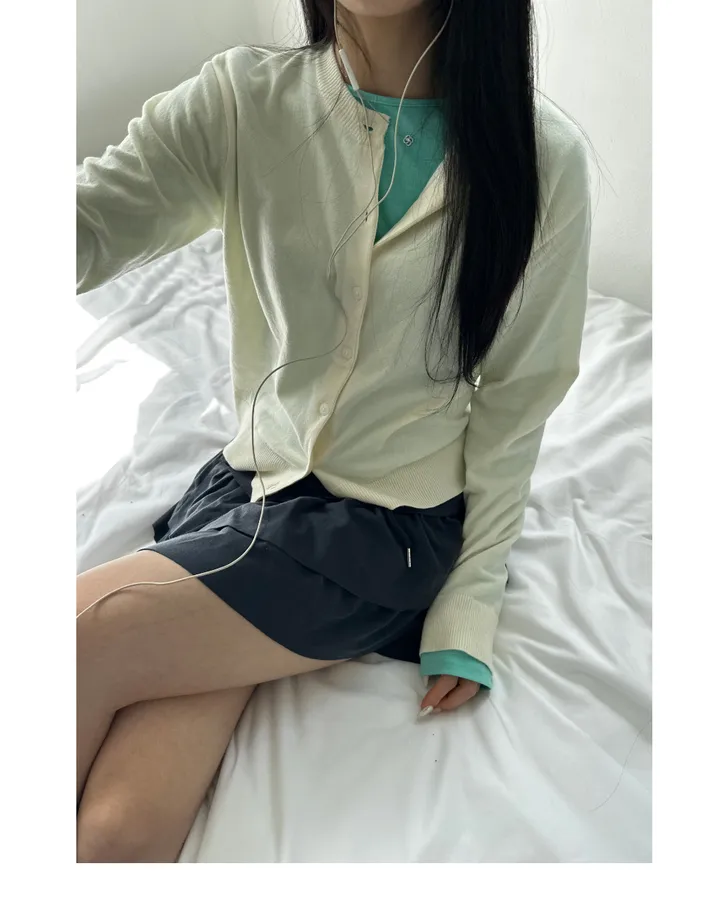카디건 모델 착용 이미지-S1L37