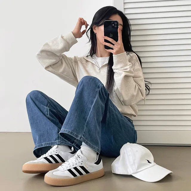 [3기장/S~2XL!] 라이크 그레이시연청+진청 스판데님와이드팬츠 YKK 2color 상세 이미지 15