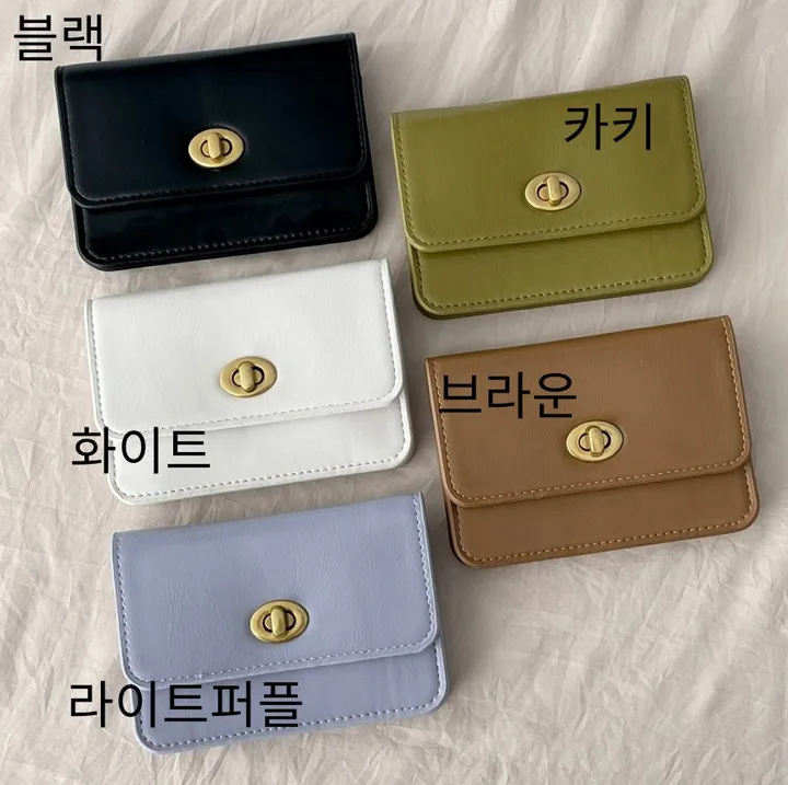[5color] 클래식 버클 반지갑 상세 이미지 6