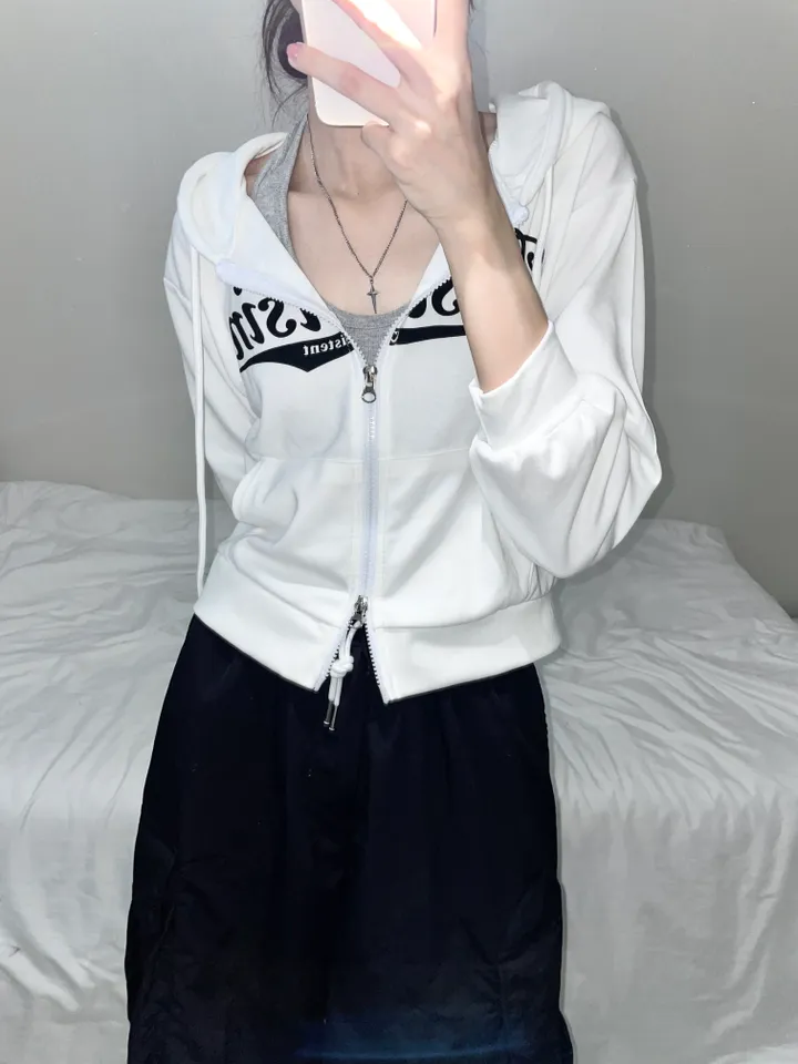 위스콘 세미크롭 투웨이 후드집업 (4color) 상세 이미지 3
