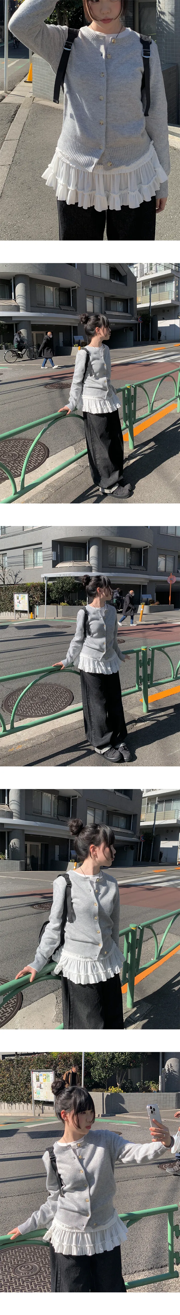 [기획🖤/데일리] 디코 베이직 라운드 가디건 (4color) 상세 이미지 12