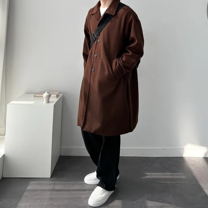 오버핏 발마칸 코트 미니멀 빅사이즈 아우터 오버핏발마칸코트 상세 이미지 20