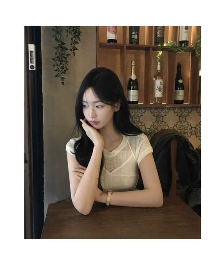 [세트가격/하객룩] 레이어드 나시 뷔스티에 니트 세트 상세 이미지 8