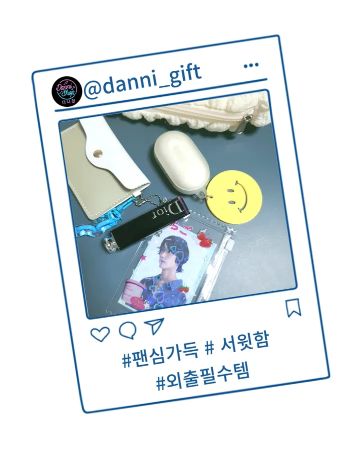 [사은품 증정｜17종]]다니샵 소녀감성 포카파우치 PVC 투명 상세 이미지 9