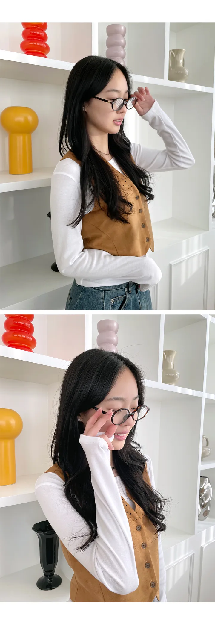 코타 라운드쉐입 뿔테안경 상세 이미지 10