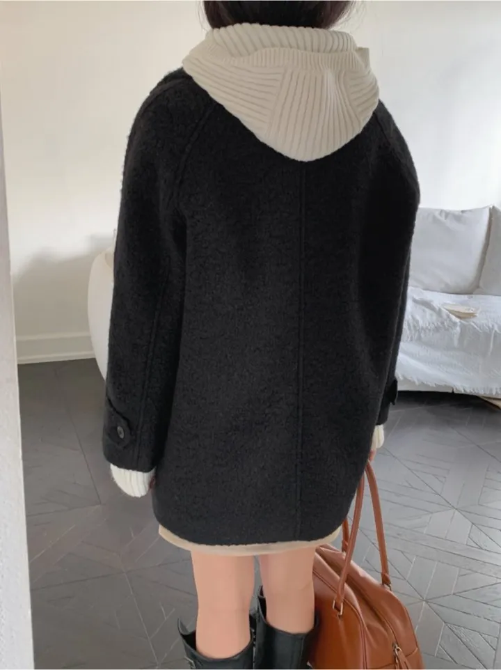 [울코트/울40%/누빔] 코지 부클코트 하프코트 코트 (3colors) 상세 이미지 65