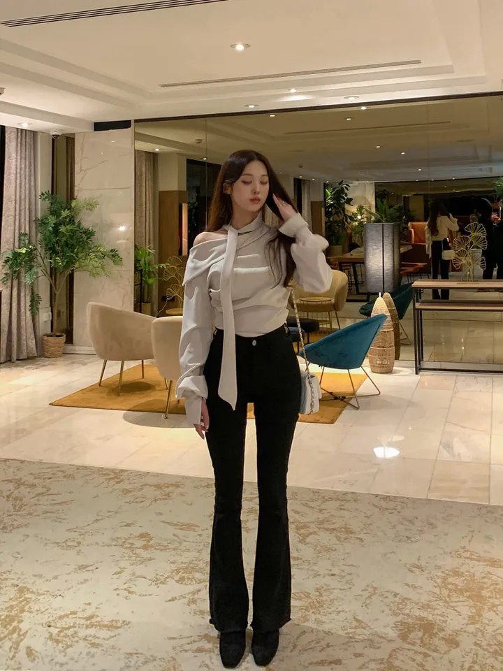 [따뜻기모🖤3기장5사이즈] 인생핏 쫀쫀 스판 슬림 딥블랙 허리밴딩 부츠컷 팬츠 하이웨스트 기모 면바지 기본 롱 숏 봄 간절기 S M L XL 2XL 상세 이미지 11