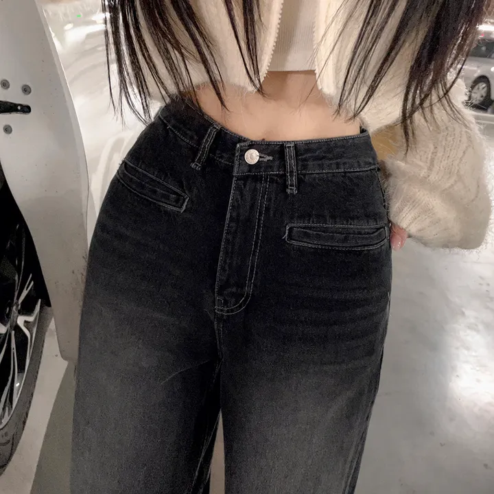 [3color/주인장인생템] 모디 립포켓 탄탄 롱 와이드데님 롱팬츠 키큰녀청바지 인생청바지 상세 이미지 71